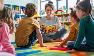 Kindern vorlesen als Ehrenamt Vorlesepate Kita
